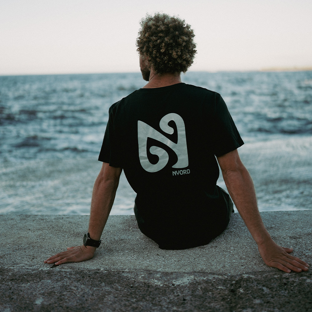 2026 Nyord Logo T-Shirt SX087 - Black Charcoal